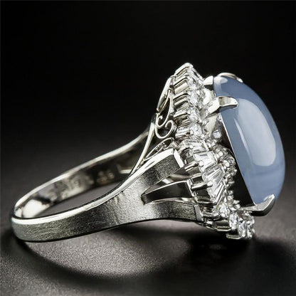 Sacred Mother Moonstone Ring - Floral Fawna