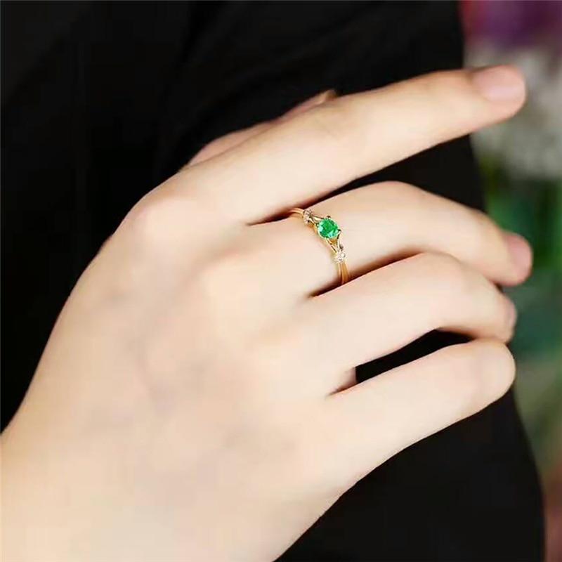 The Green Enchantress Ring - Floral Fawna