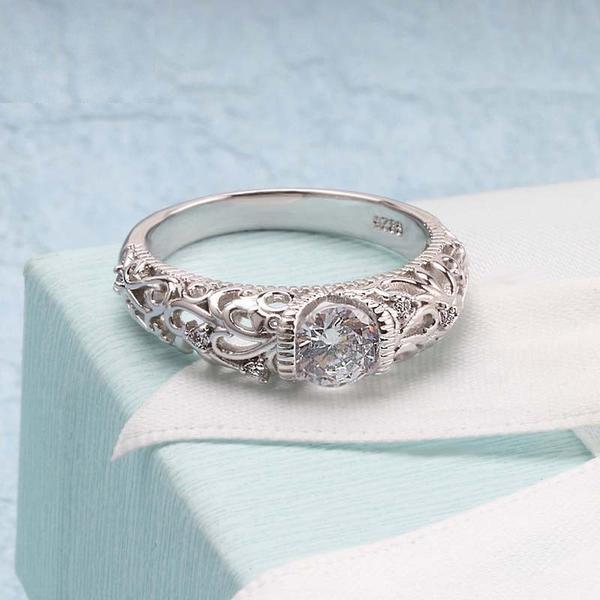 The Midnight Frost Ring - Floral Fawna