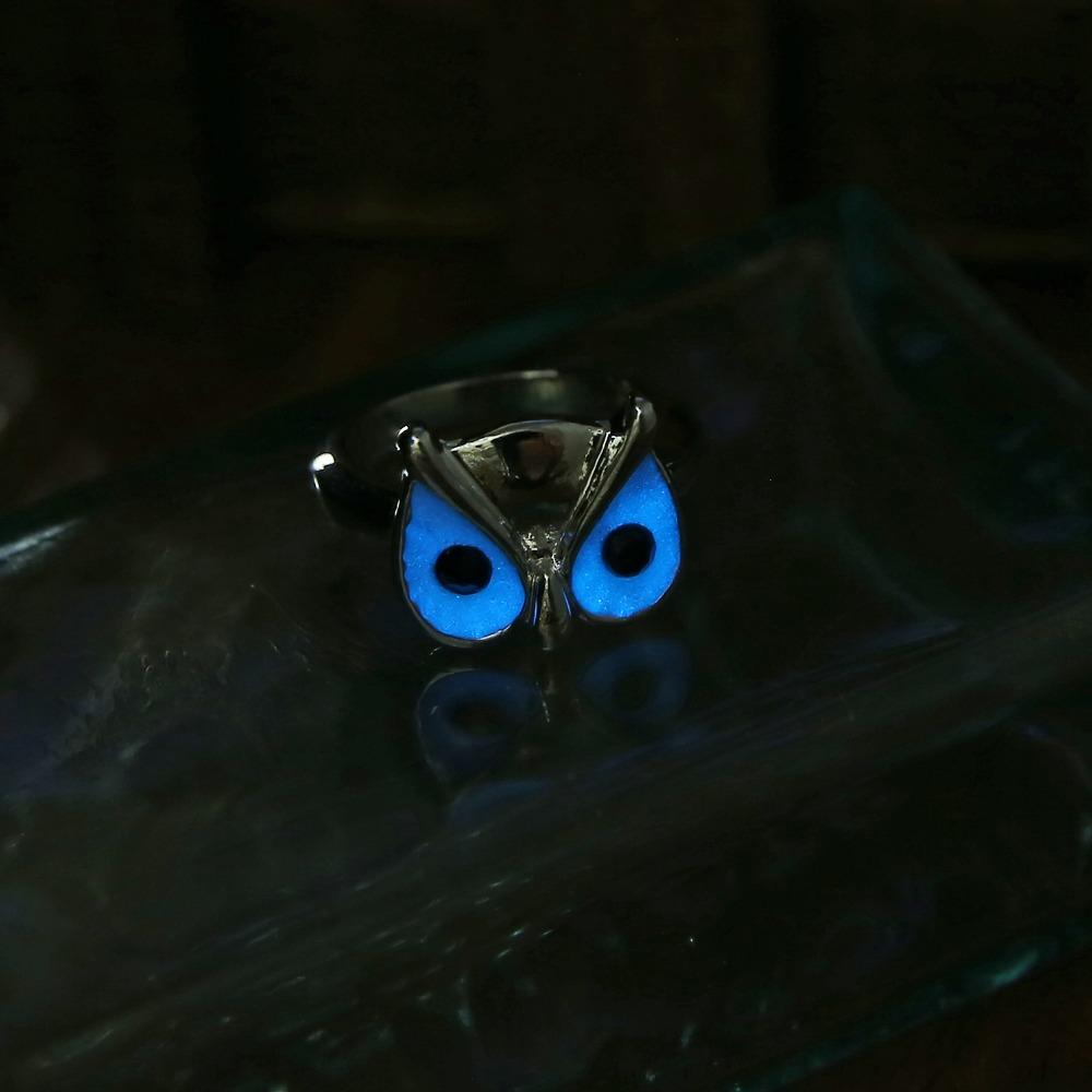 The Wise Owl Glow In The Dark Ring - Floral Fawna