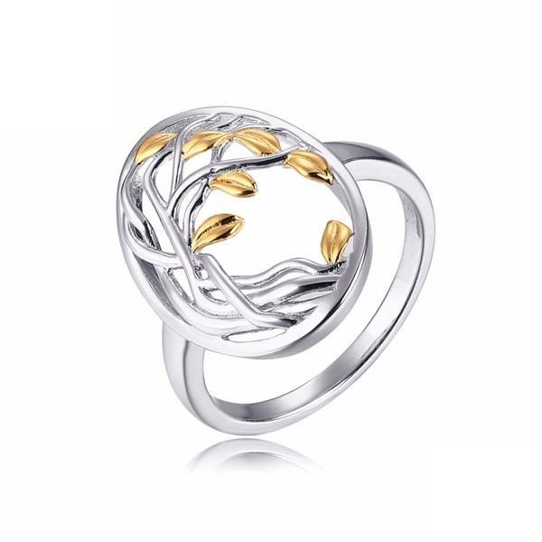 Tree Of Life Sterling Silver Ring - Floral Fawna