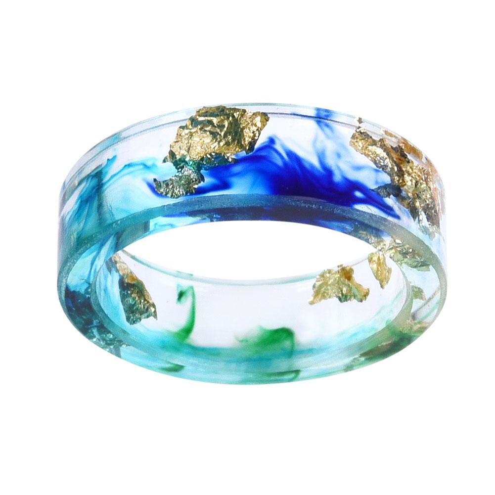 Under The Sea Resin Ring - Floral Fawna