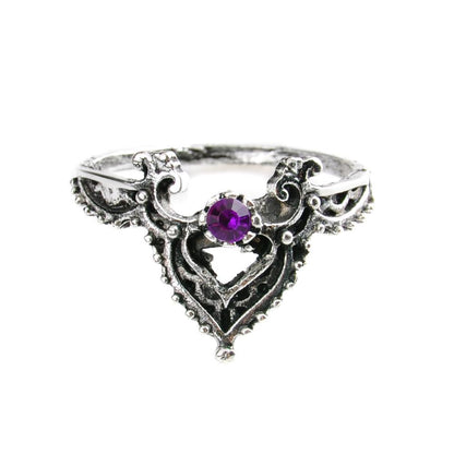 Purple Goddess Ring Set - Floral Fawna