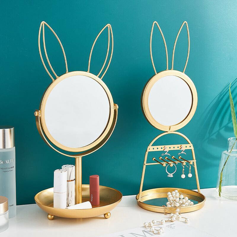 Bunny Ears Mirror - Floral Fawna
